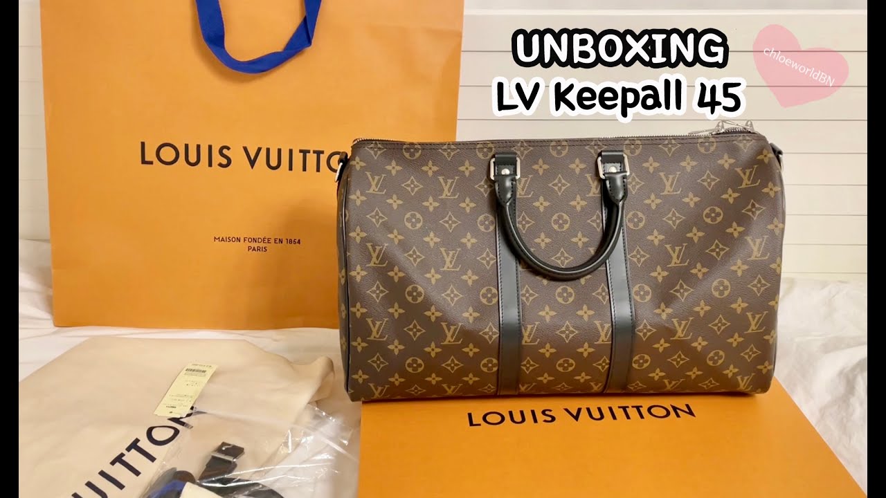 Louis Vuitton Keepall comparison 45 vs 50