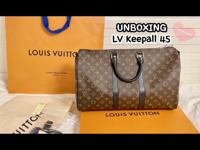 LOUIS VUITTON KEEPALL 55 UNBOXING/REVIEW!!! Monogram Eclipse 