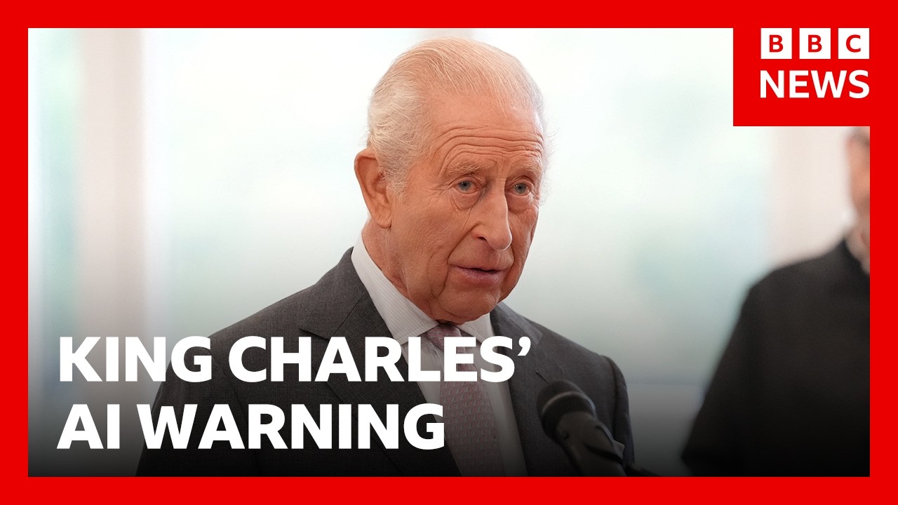 King Charles warns of 'existential danger' of AI falling into wrong hands | BBC News