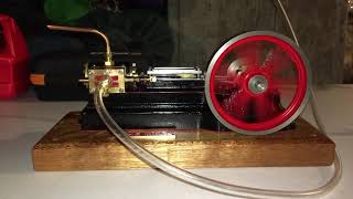 Stuart S50 steam engine running on air.