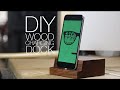 Make Wooden iPhone Charging Dock - DIY Project