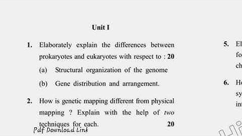 Dec 2017 Dcrust MSc Biotechnology 3rd Sem Genomics & Proteomics Question Paper