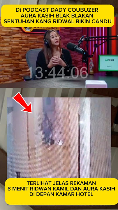 CCTV RECORDING OF AURA KASIH AND RIDWAN KAMIL IN FRONT OF THE HOTEL ROOM LEAKED #aurakasihh #ridw...