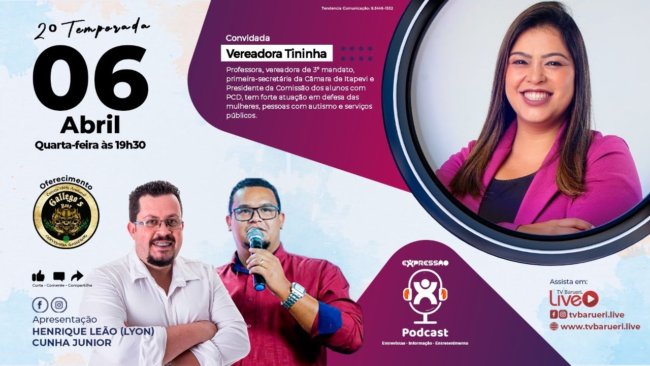 Vereadora Tininha | Expressão Podcast