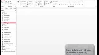Change user privileges in Access Document Management database