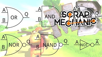Logic Gate and Timer Blocks - Scrap Mechanic