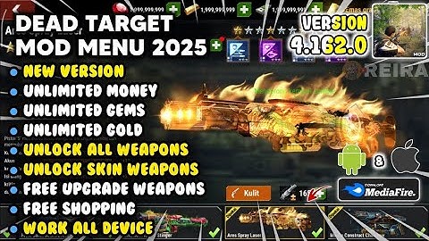 🚀NEW🧲🔥 Dead Target Mod APK 2025 | Unlimited Money & Gold | Best Zombie Shooting Game 💀🔥 