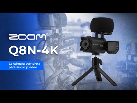 Zoom Q8n-4K Enregistreur Audio-Vidéo 4K HDR - Micro XY Amovible - Parfait Pour Concerts, Interviews Et Webcam