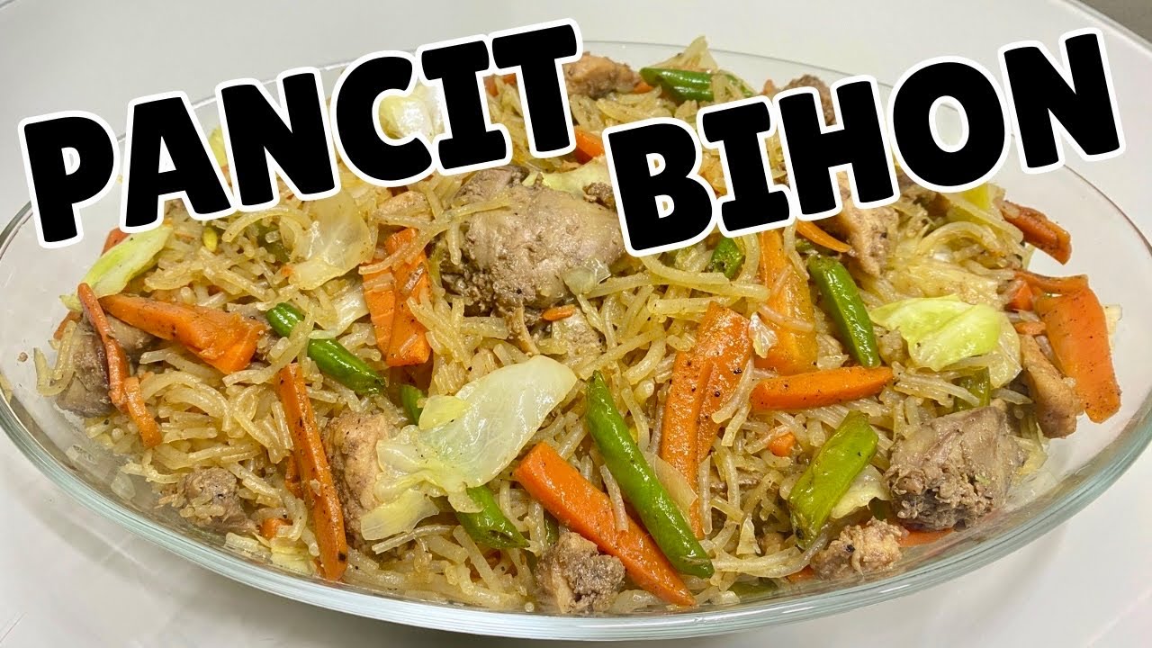Pancit bihon | Filipino pancit noodles |Simple stir fried Filipino style pancit bihon @GloriousCu 