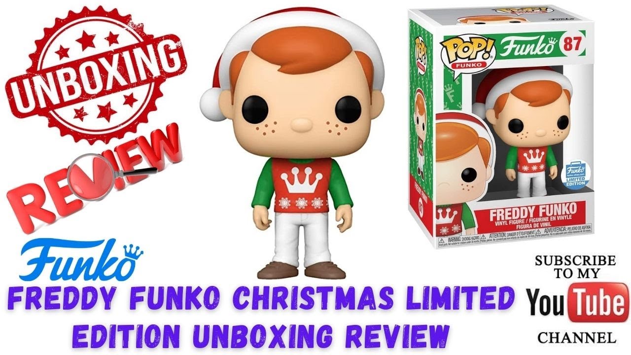 Funko Pop Freddy Funko Christmas Limited Edition Unboxing Review