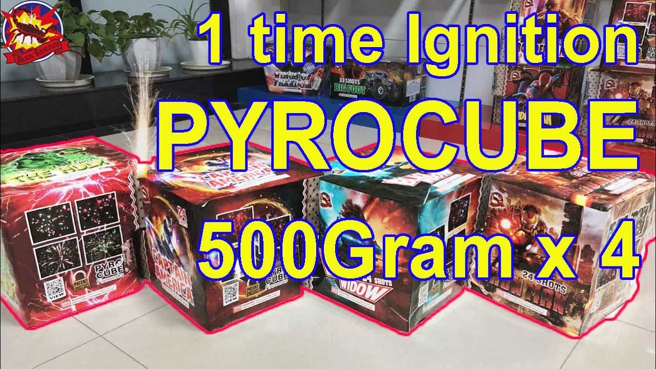 500 Gram AVENGERS - Pyrocubes Introduction