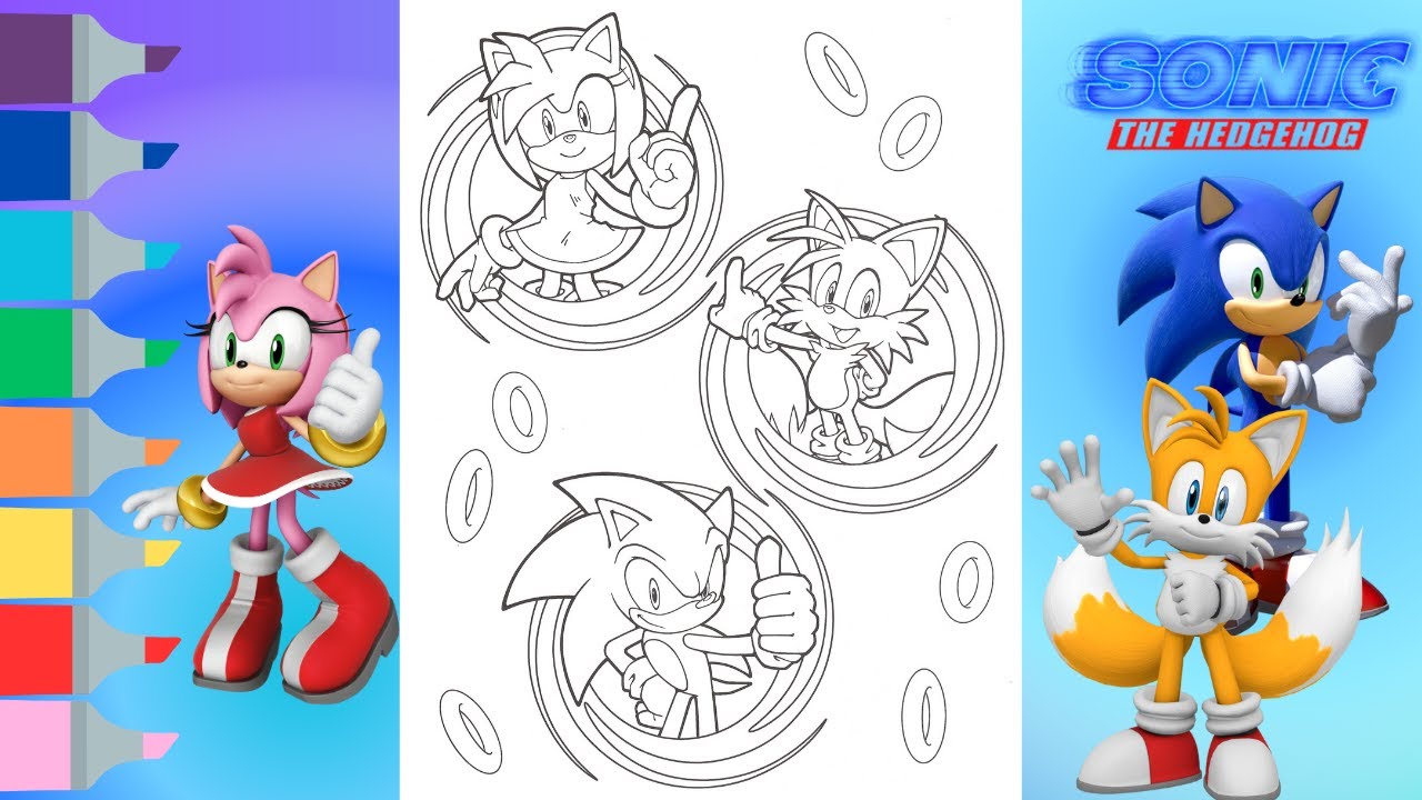 Sonic the Hedgehog: The Official Coloring Book