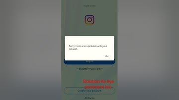 Instagram sorry there was a problem with your request || Instagram login problem #shorts #solutions