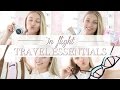 What's In My Plane Carry On/ In Flight Travel Essentials | Freddy My Love