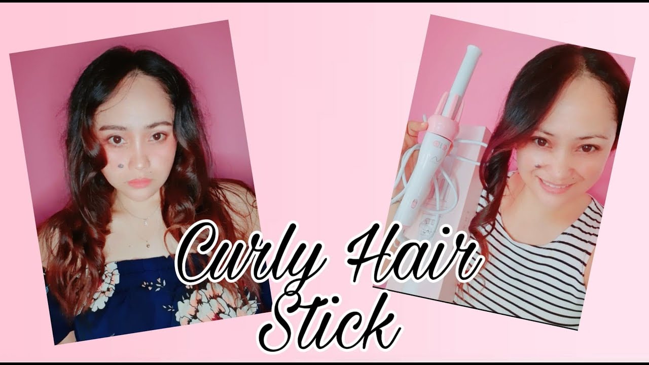 How To Curl Your Hair Easy Way Curly Hair Stick Karen EdjecVlogs YouTube