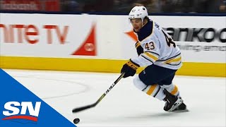 Conor Sheary Takes Hail Mary Pass & Fires Bouncing Puck Past Frederik Andersen