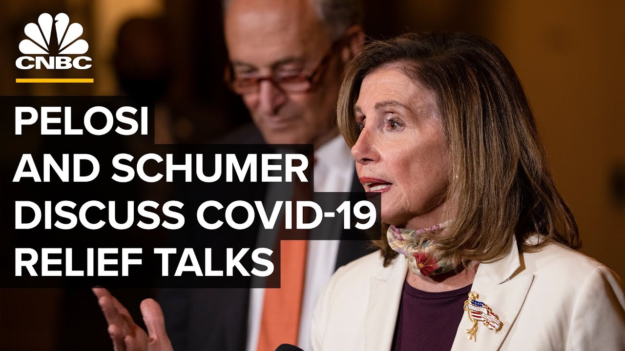 Pelosi And Schumer Discuss Latest Developments In Coronavirus Relief Talks 8 7 2020 Youtube
