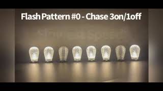 Famous 144-S4 Selectable Flash Pattern Controller : Flash Pattern #0 - Chase 3on/1off Wealth