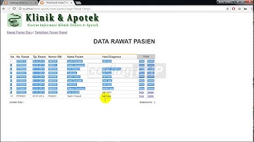 Demo Sistem Informasi Klinik Dokter dan Apotek Berbasis Web