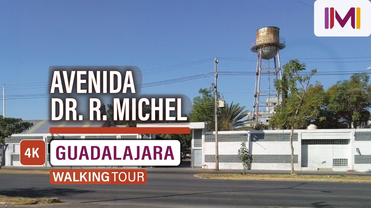 CAMINANDO POR LA AVENIDA R. MICHEL EN GUADALAJARA 1 WALKING TOUR