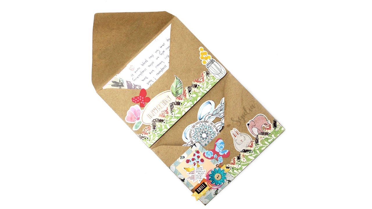 Outgoing Mail Envelope Flipbook for Penpal || Snailmail Ideas