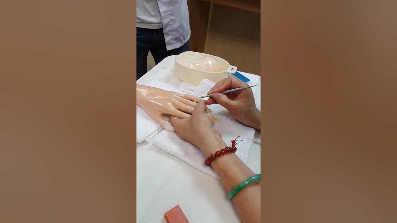 THỰC TẬP THI NAIL CALIFORNIA CÁCH LÀM MANICURE 20/7/2017 YouTube
