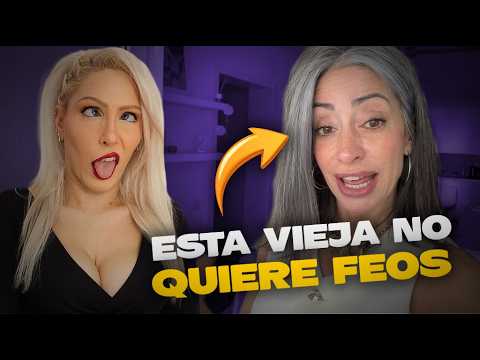 🟣♀️ FEMINISTA CINCUENTONA 👵 DISCRIMINA A LOS FEOS 🤡💥