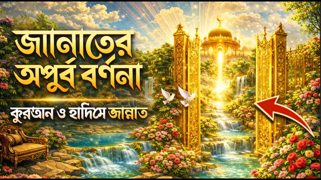 জান্নাত কেমন হবে? | কুরআনে জান্নাতের বর্ণনা | Jannah Description in Bangla