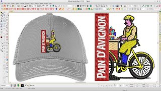 Paind Avignon Embroidery logo for Cap screenshot 4