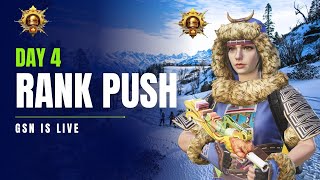    Day 4 Rank Push  Gsn Is   bgmi  pubg  stream