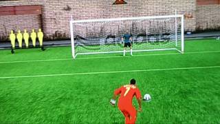 How to Take a Cristiano Penalty Kick-Fifa 10 (stutter shot)