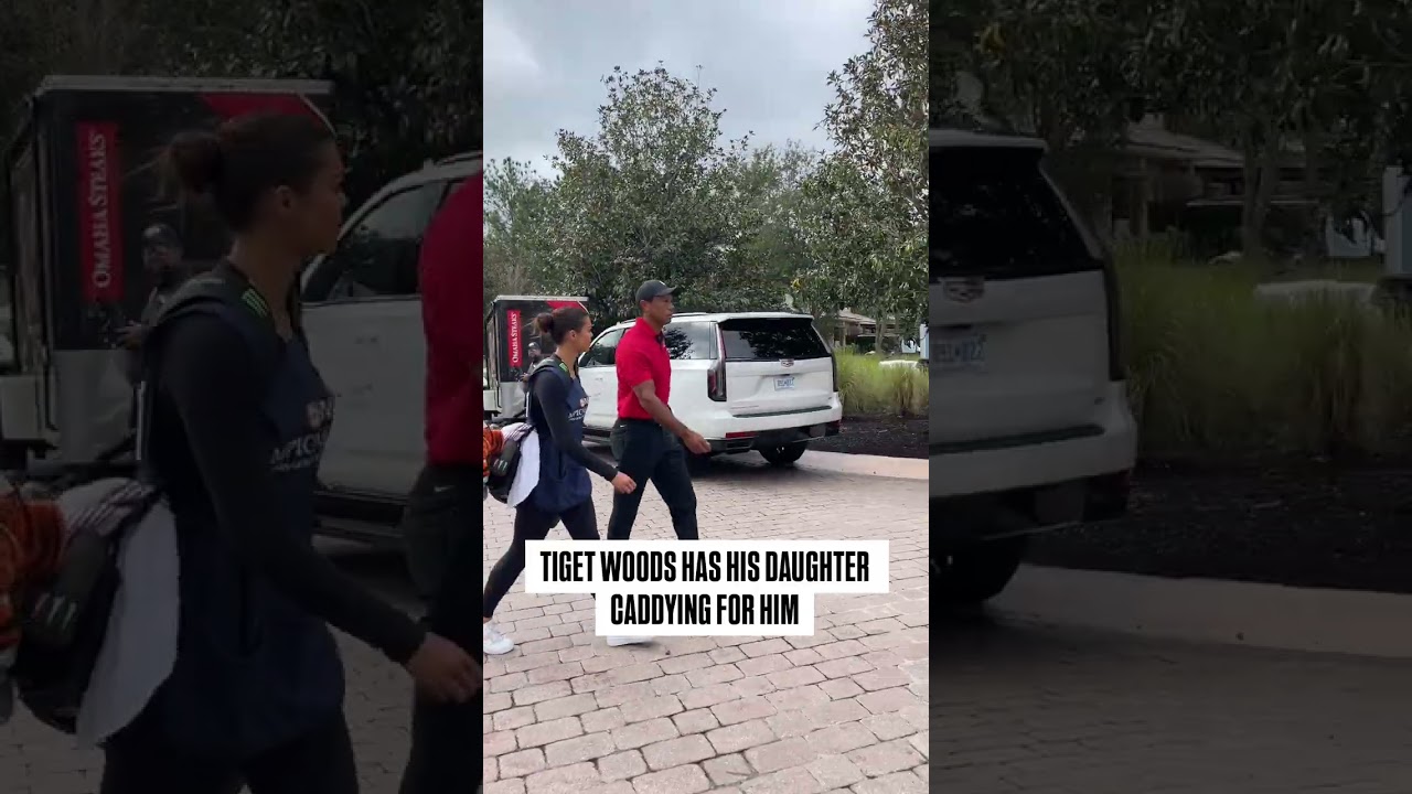 Tiger Woods’ Daughter Caddies for her Dad. Thoughts? 