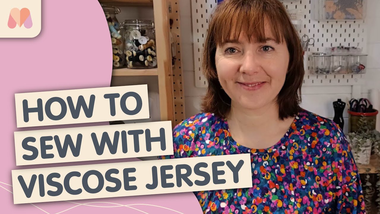 Sewing Techniques: How to Sew with Viscose Jersey - YouTube