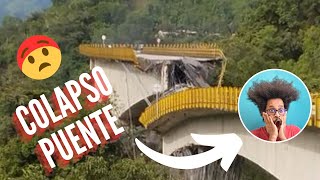 Colapso PUENTE los GRILLOS #colapso #construccion #ingenieriacivil #arquitectura