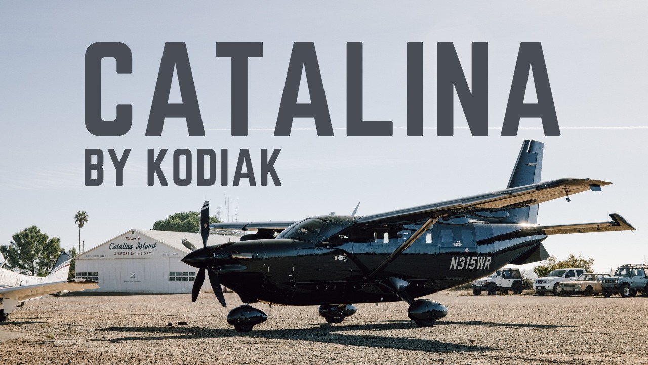 Kodiak 900 Scenic Flight: Catalina Island Lunch Run