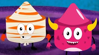 Five Little Monsters, Preschool Song And Halloween Rhyme For Kids