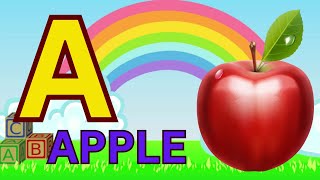ABC Phonic Song - Toddler Learning Video Songs, A for Apple, Nursery Rhymes, Alphabet Song for kids