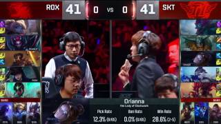 【S6全球總決賽】半決賽 ROX vs SKT #1