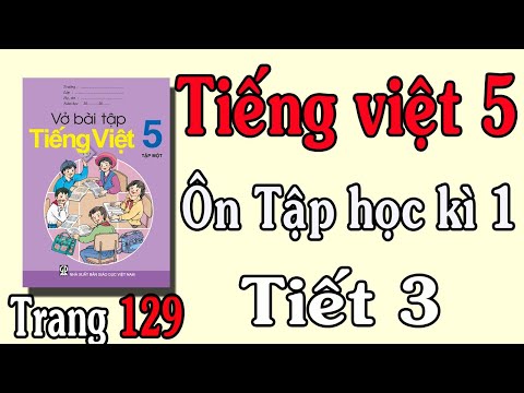 Video Vở bài tập tiếng việt lớp 5 tập 1 tuần 18 tiết 3 ôn... - YouTube