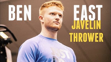 Ben East javelin training with Steve Backley 2022