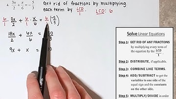 1.1: Solve Linear Equations Involving Fractions: Conditional, Contradiction, Identity