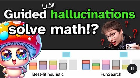 FunSearch from DeepMind explained | LLM hallucinations discover new math solutions!?