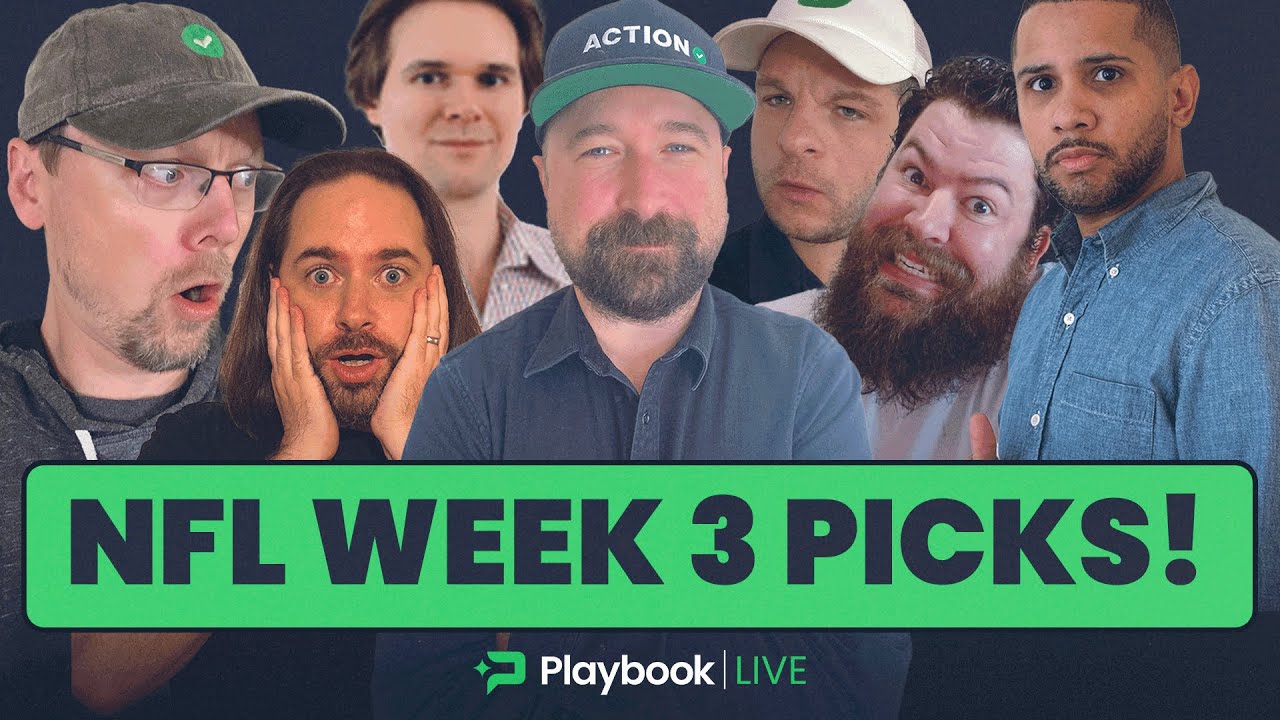 NFL Week 3 Picks, Player Props, & Parlays! | Action Playbook LIVE article feature image