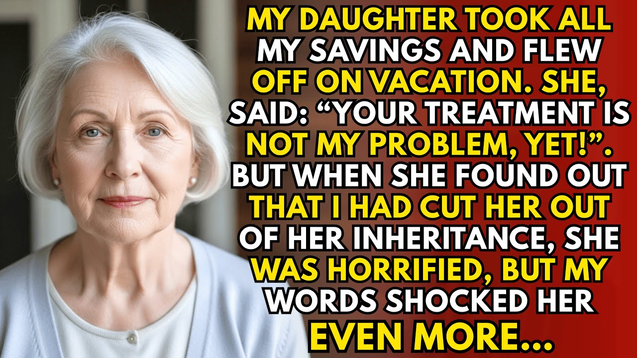 My Daughter Took All My Savings And Flew Off On Vacation. So I Changed My Will And Then… Too Late
