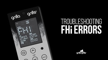 How to Troubleshoot an FHi Error on a WiFi Enabled Grilla Grill Pellet Smoker