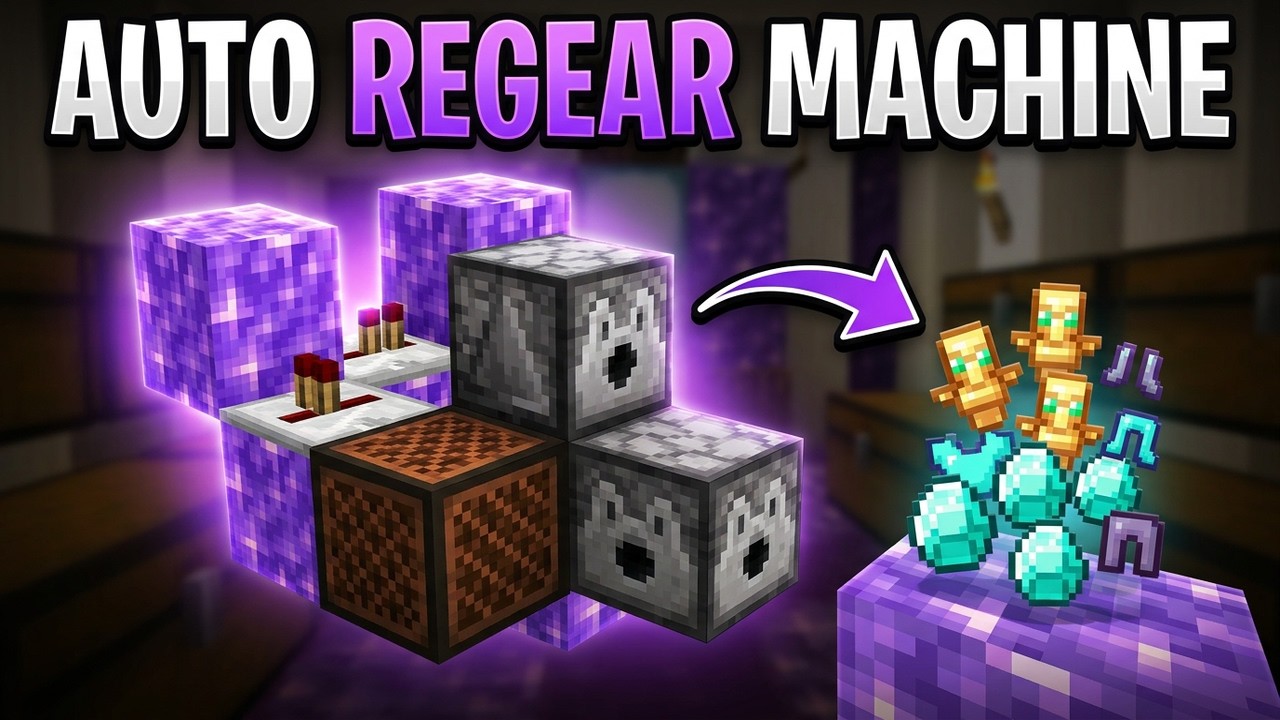 Regear Tutorial Auto regear tutorial on donut smp - YouTube