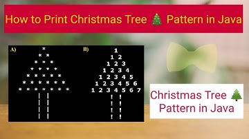 How to print Christmas Tree pattern in Java | Christmas Tree pattern in java | Pattern Programs