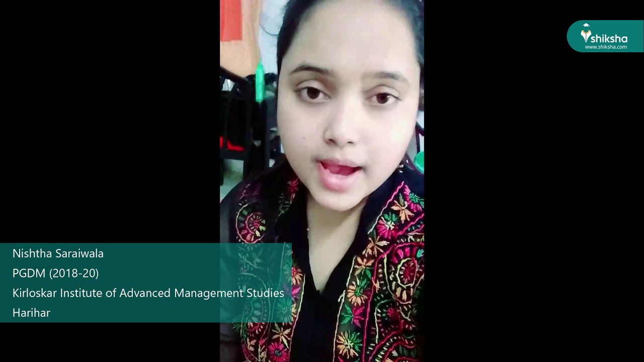 Kirloskar Institute of Advanced Management Studies, Harihar - College Review by the Students