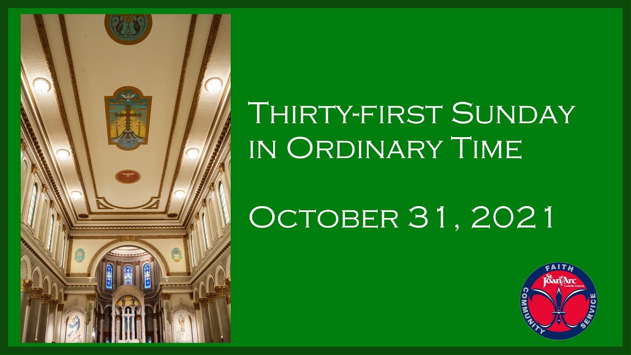 Thirty-first Sunday in Ordinary Time - YouTube