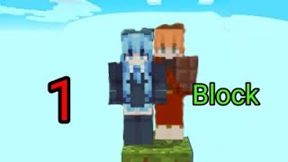 Один блок в майнкрафт/one block +Рей